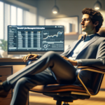 A relaxed administrator reclines in his desk chair.